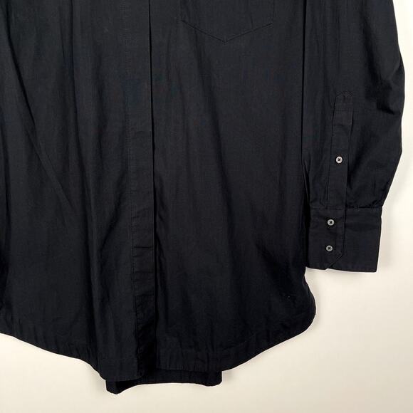 Alix NYC Clay Shirt Dress Black Mini Button Down Medium Revolve LBD - Picture 5 of 15